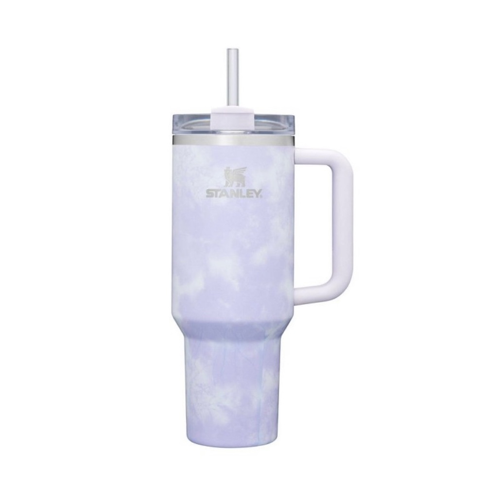 💜 Stanley 40oz Wisteria Tie Dye Tumbler discounted shipping
